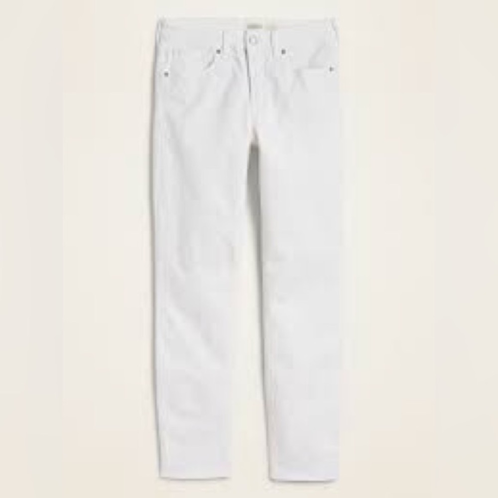 Old Navy Power Slim Straight White Women's Jeans